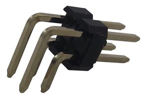 WURTH ELEKTRONIK 61307221021 Pin Header, Right Angle, Board-to-Board, 2.54 mm, 2 Rows, 72 Contacts, Through Hole Right Angle