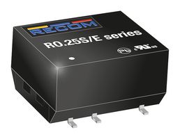 RECOM POWER R0.25S-3.305/E Isolated Surface Mount DC/DC Converter, Medical, 1:1, 250 mW, 1 Output, 5 V