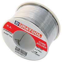 DURATOOL SPC22123 Solder Wire, 0.635mm Diameter, 190°C, 227g