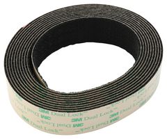 3M TB4575 Hook & Loop Fastener, Reclosable,1 Mated Strip Per Trial Bag, Adhesive Back, 3.04 m, 1 ", 25.4 mm