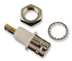 MULTICOMP PRO MC23557 RF / Coaxial Connector, BNC Coaxial, Straight Bulkhead Jack, Solder, 75 ohm, Brass