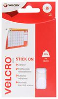 VELCRO VEL-EC60227 Tape, Hook and Loop, Hook and Loop, Circle, White, 16 mm