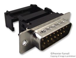 AMPHENOL COMMUNICATIONS SOLUTIONS L17DAFRA15P D Sub Connector, DB15, Standard, Plug, 17D, 15 Contacts, DA, IDC / IDT