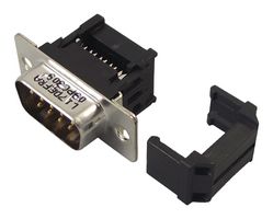 AMPHENOL COMMUNICATIONS SOLUTIONS L17DEFRA09PC309 D Sub Connector, DB9, Standard, Plug, 17D, 9 Contacts, DE, IDC / IDT