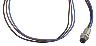 PHOENIX CONTACT 1500334 Sensor Cable, M8 Plug, Free End, 3 Positions, 500 mm, 19.6 "