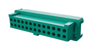 HARWIN G125-2042696L0 Connector Housing, Black / Green, G125, Receptacle, 26 Ways, 1.25 mm, G125 Series Contacts
