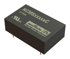 MURATA POWER SOLUTIONS NCM6S1212EC Isolated Through Hole DC/DC Converter, 5.2kV Isolation, Medical, DIP, 4:1, 6 W, 1 Output, 12 V