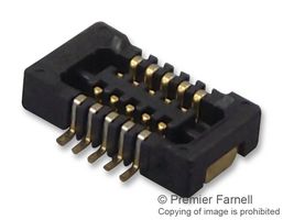 HIROSE / HRS DF37NB-10DS-0.4V(51) Mezzanine Connector, Receptacle, 0.4 mm, 2 Rows, 10 Contacts, Surface Mount, Phosphor Bronze