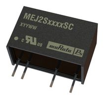 MURATA POWER SOLUTIONS MEJ2S0503SC Isolated Through Hole DC/DC Converter, Medical, SIP, 1:1, 2 W, 1 Output, 3.3 V