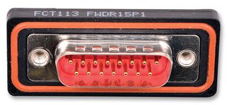 MOLEX / FCT 172704-0050 D Sub Connector, Standard, Plug, 172704 Series, 15 Contacts, DA, Solder