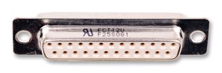 MOLEX / FCT 172704-0070 D Sub Connector, DB25, Standard, Receptacle, 172704 Series, 25 Contacts, DB, Solder Cup