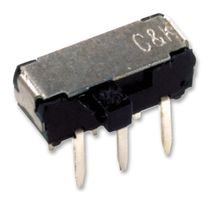 C&K COMPONENTS JS202011AQN Slide Switch, DPDT, On-On, Through Hole, JS Series, 300 mA