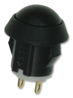 C&K COMPONENTS AP2D200SZBE Industrial Pushbutton Switch, AP Series, 13.8 mm, SPST-NO, Momentary, Round Domed, Black
