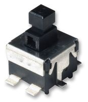 C&K COMPONENTS PVB6 EE 300 NS LFS Pushbutton Switch, PVB Series, DPDT, Push-Push, Square
