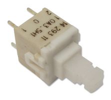 C&K COMPONENTS PVA1 EE H1 3.5N V2 Pushbutton Switch, PVA Series, DPST, Push-Push, Plunger for Cap