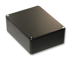 HAMMOND 1590WBBSBK. Metal Enclosure, Diecast, Light Duty, Watertight, Wall Mount, Diecast Aluminium, 42.1 mm, 94 mm