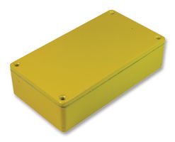 CAMDENBOSS RTM5003/13-YEL Metal Enclosure, 5000 Series, RFI Shielding, IP54, Small, Aluminium, 31 mm, 62 mm, 112 mm