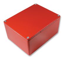 CAMDENBOSS RTM5004/14-RED Metal Enclosure, 5000 Series, RFI Shielding, IP54, Small, Aluminium, 40 mm, 66 mm, 120 mm