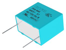 KEMET PHE844RD6100MR30L2 Safety Capacitor, Metallized PP, Radial Box - 2 Pin, 0.1 µF, ± 20%, X1, Through Hole