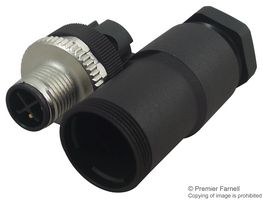 PHOENIX CONTACT 1404641 Sensor Connector, M12, Male, 4 Positions, Screw Pin, Straight Cable Mount
