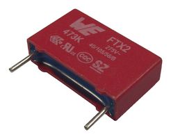 WURTH ELEKTRONIK 890324025017CS Safety Capacitor, Metallized PP, Radial Box - 2 Pin, 0.1 µF, ± 10%, X2, Through Hole