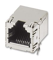PHOENIX CONTACT 1653087 Modular Connector, RJ45 Jack, 1 x 1 (Port), 8P8C, Cat6, IP20, Through Hole Mount