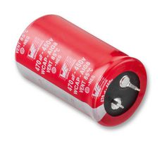 WURTH ELEKTRONIK 861011483005 Electrolytic Capacitor, Snap-in, 120 µF, 450 V, ± 20%, Snap-In, 2000 hours @ 85°C