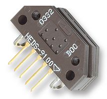 BROADCOM HEDS-9100#B00 Rotary Encoder, Optical, Incremental, 1000 PPR, 0 Detents, Vertical, Without Push Switch