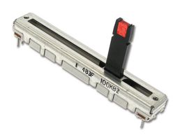 BOURNS PTL30-15G1-103B1 Slide Potentiometer, Slide, Standard Type with LED, 10 kohm, ± 20%, 100 mW, Linear, Through Hole