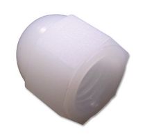 TR FASTENINGS TRNNE 1587 M4 Nut, Hex, Dome, M4, Nylon 6.6, Pack of 100