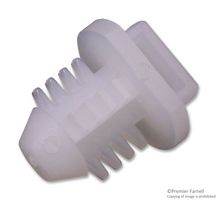 TR FASTENINGS TRFTH-15-01 Cable Tie Mount, Push Barb, 7.92 mm, Natural, Nylon 6.6 (Polyamide 6.6), 13.1 mm, 8.3 mm