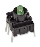 MULTIMEC 3FTH920 Tactile Switch, Top Actuated, Through Hole, Round Button, 300 gf, 50mA at 24VDC