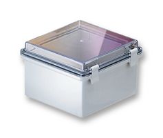 BUD INDUSTRIES NBB10247 Plastic Enclosure, Wall Mount, ABS, Polycarbonate, 160 mm, 298 mm, 398 mm, IP65