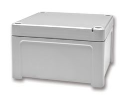 FIBOX TA 111107 ENCLOSURE Plastic Enclosure, IK07, Grey Cover, Multipurpose, ABS, 65 mm, 110 mm, 110 mm, IP65