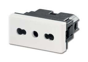 WEIDMULLER 1450810000 Socket, Power Outlet, FrontCom® Vario Series, Italian Plug, 16 A, 250 Vac
