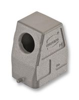 HARTING 19 30 006 0546 Heavy Duty Connector, M32 Top Entry, 2 Pegs, High Profile, Hood, Side Entry, Aluminium Body