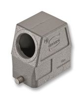 HARTING 19 30 010 0547 Heavy Duty Connector, M32 Side Entry, 2 Pegs, High Profile, Hood, Side Entry, Aluminium Body