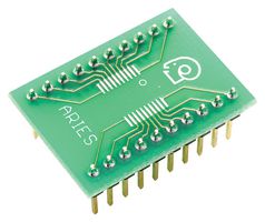 ARIES LCQT-SSOP20 IC Adapter, 20-SSOP to 20-DIP, 2.54mm Pitch Spacing, 15.24mm Row Pitch