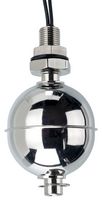 SENSATA / CYNERGY3 SSF28X100 Float Switch, SSF28 Series, Vertical, SPST, Stainless Steel, 50 VA, 1 m Cable