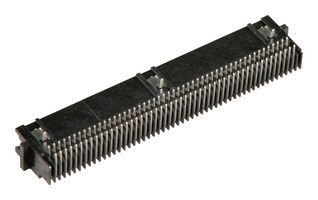 TE CONNECTIVITY - AMP 6-104069-7 Pin Header, Wire-to-Board, 1.27 mm, 2 Rows, 100 Contacts, Through Hole Right Angle, System 50