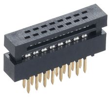 HARWIN M50-3800842 IDC Connector, Board In Connector, 1.27 mm, 2 Row, 16 Contacts, Cable Mount, Through Hole Mount