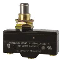 OMRON INDUSTRIAL AUTOMATION Z15GQ Microswitch, High Precision, Snap Action, Plunger, SPDT, Solder, 15 A, 14 V