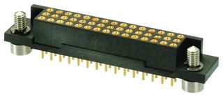 HARWIN M80-7043605 PCB Receptacle, Board-to-Board, Wire-to-Board, 2 mm, 3 Rows, 36 Contacts, Through Hole Mount