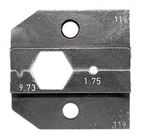 RENNSTEIG 624 119 3 0 Crimp Tool Die, 1.0 + 6.6 Coaxial Connectors / Terminals 1.75mm + 9.73mm