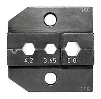 RENNSTEIG 624 155 3 0 Crimp Tool Die, Fibre Optics Connectors / Terminals 4.2mm + 3.65mm + 5.0mm