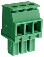 CAMDENBOSS CTBP92VE/3R Pluggable Terminal Block, 3.81 mm, 3 Ways, 28 AWG, 16 AWG, 1 mm², Clamp