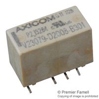 TE CONNECTIVITY - AXICOM V23079D2008B301 Signal Relay, 3 VDC, DPDT, 2 A, P2/V23079 Series, Surface Mount, Non Latching
