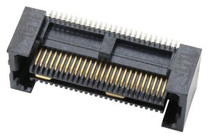 SAMTEC QFS-026-04.25-L-D-A Mezzanine Connector, Ground Plane, Receptacle, 0.635 mm, 2 Rows, 52 Contacts, Surface Mount