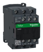 SCHNEIDER ELECTRIC LC1D09BD Contactor, LC1D, 9 A, DIN Rail, Panel, 690 VAC, 3PST-NO, 3 Pole, 5.5 kW
