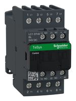 SCHNEIDER ELECTRIC LC1DT40BL Contactor, LC1D, DIN Rail, 690 VAC, 4PST-NO, 4 Pole